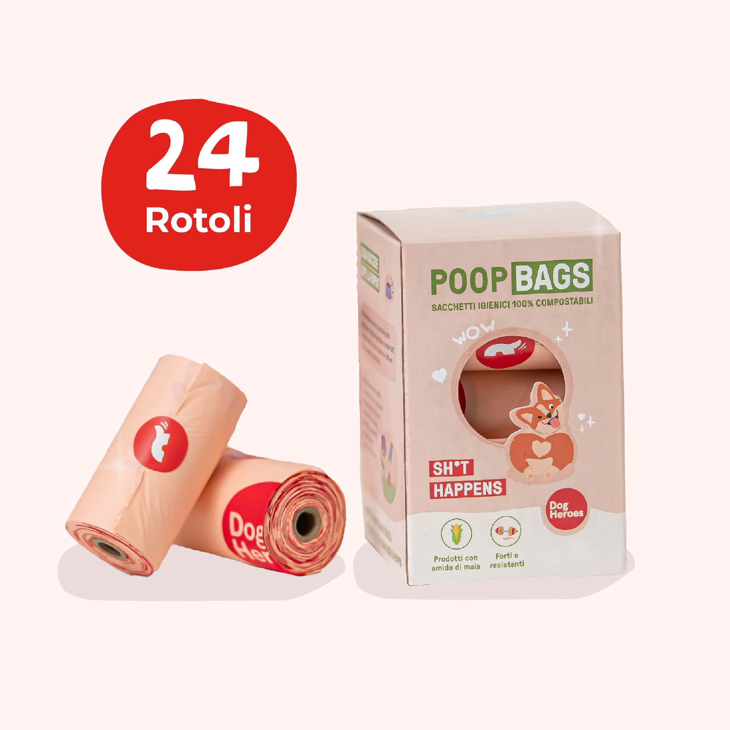 POOP BAGS | Ricarica Sacchetti per la raccolta degli escrementi