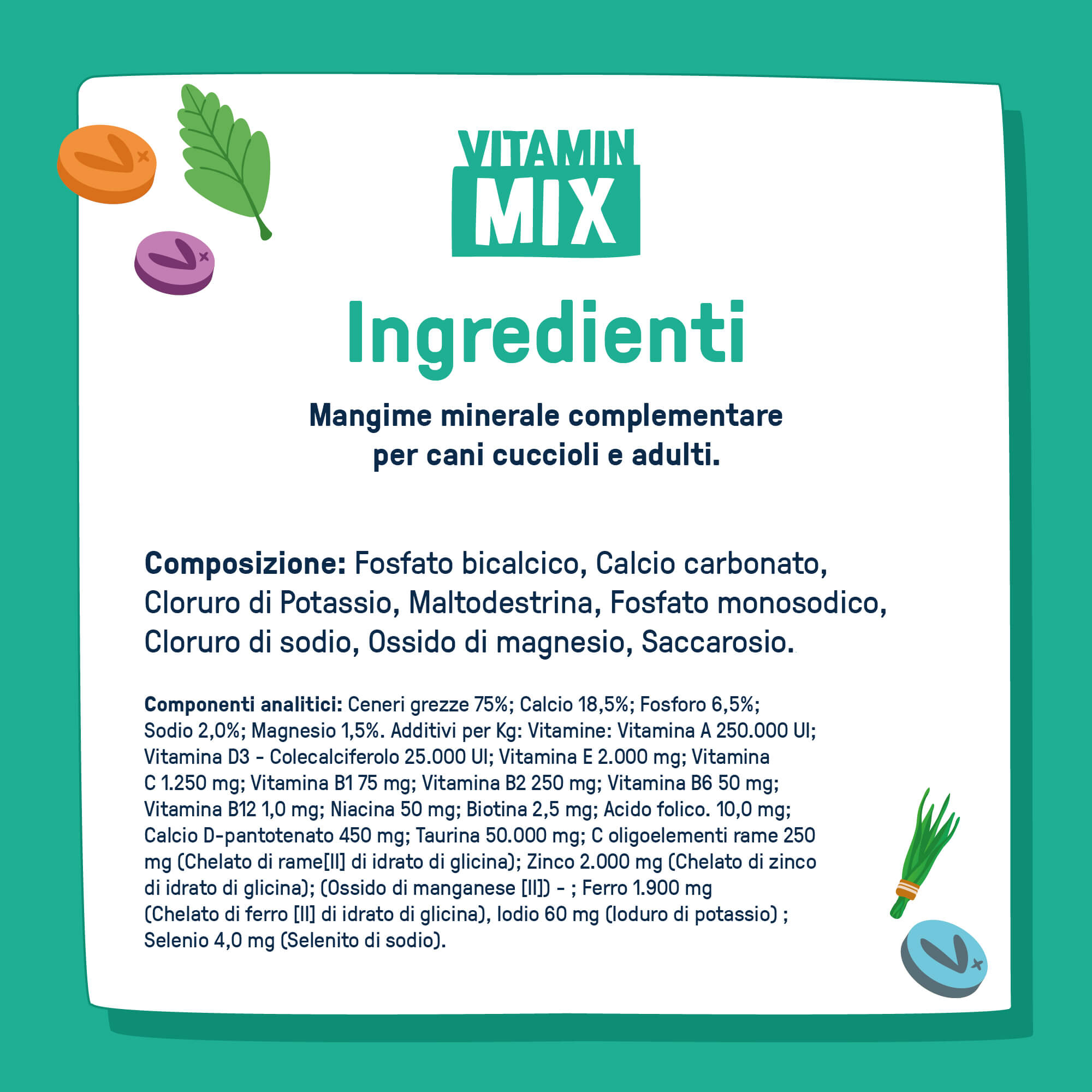 VITAMIN MIX – INTEGRATORE ALIMENTARE IN POLVERE
