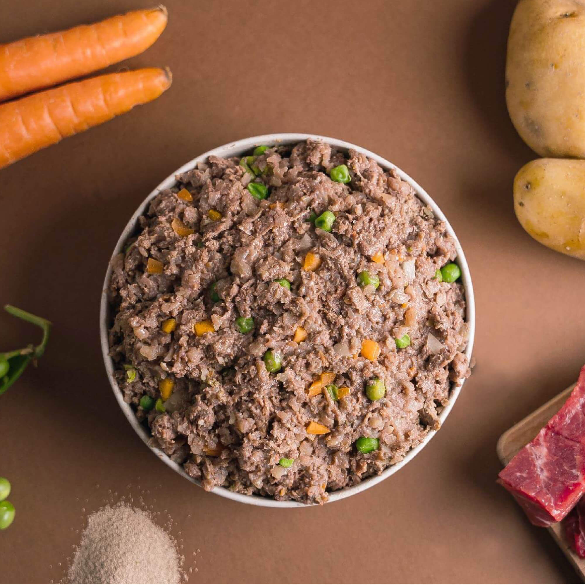 BEEF BOWL | 12 PACK - CIBO FRESCO SURGELATO - 55% DI CARNE E VERDURE