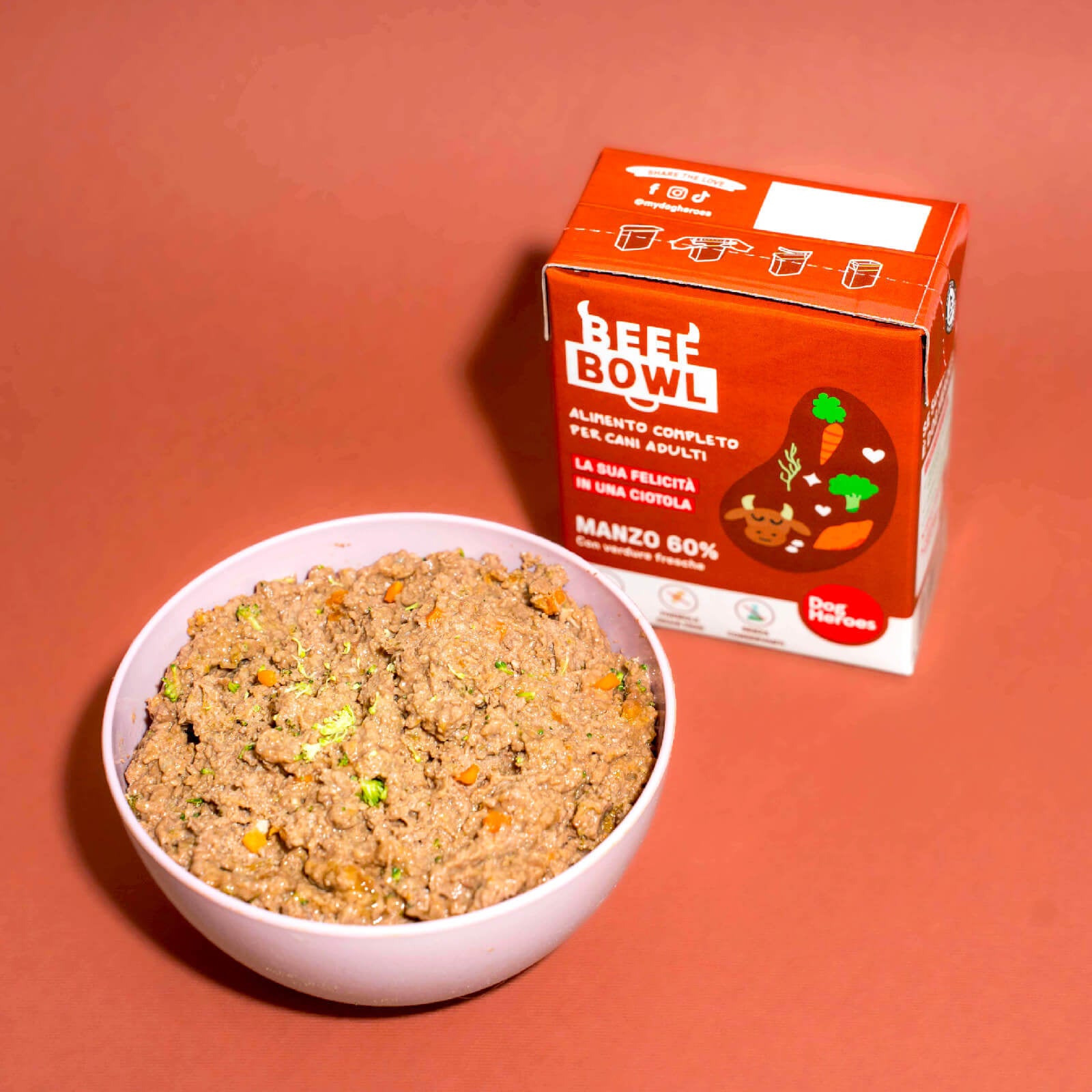 Beef Bowl | Cibo fresco da dispensa - 60% di carne e verdure