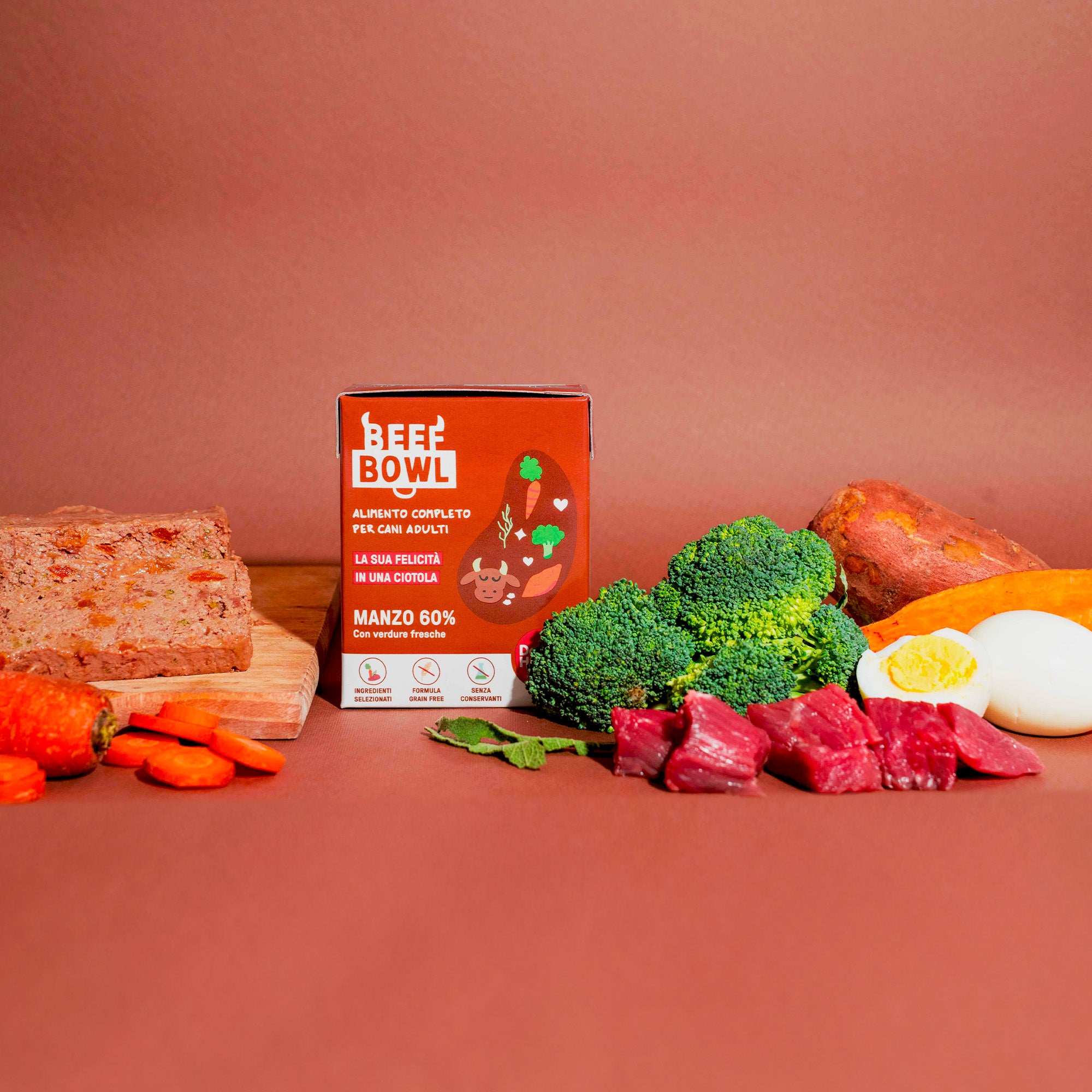 Beef Bowl | Cibo fresco da dispensa - 60% di carne e verdure