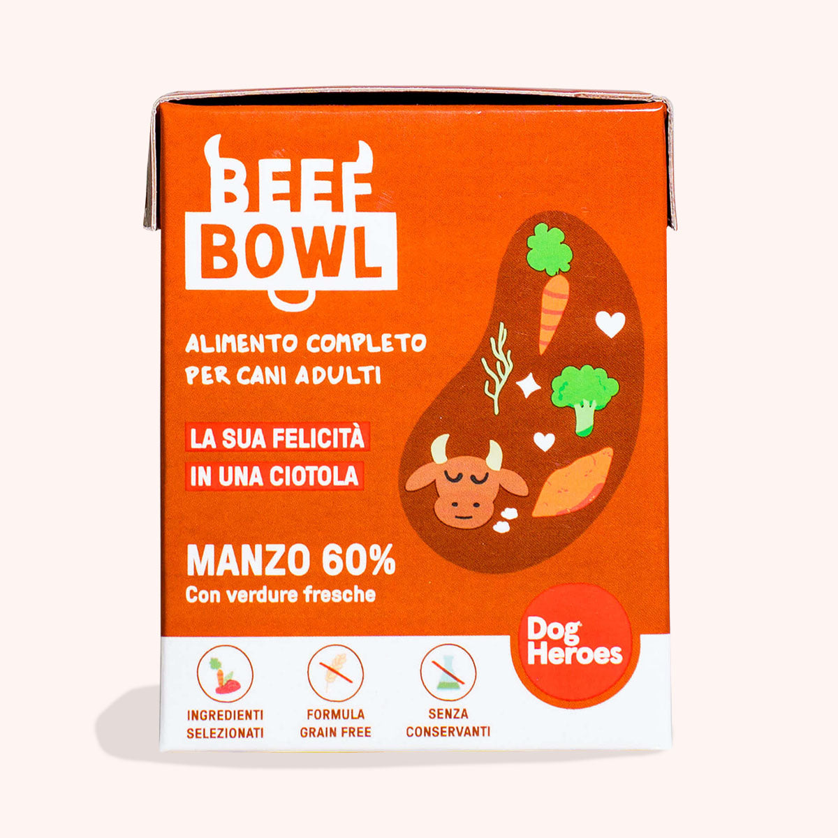 Beef Bowl | Cibo fresco da dispensa - 60% di carne e verdure