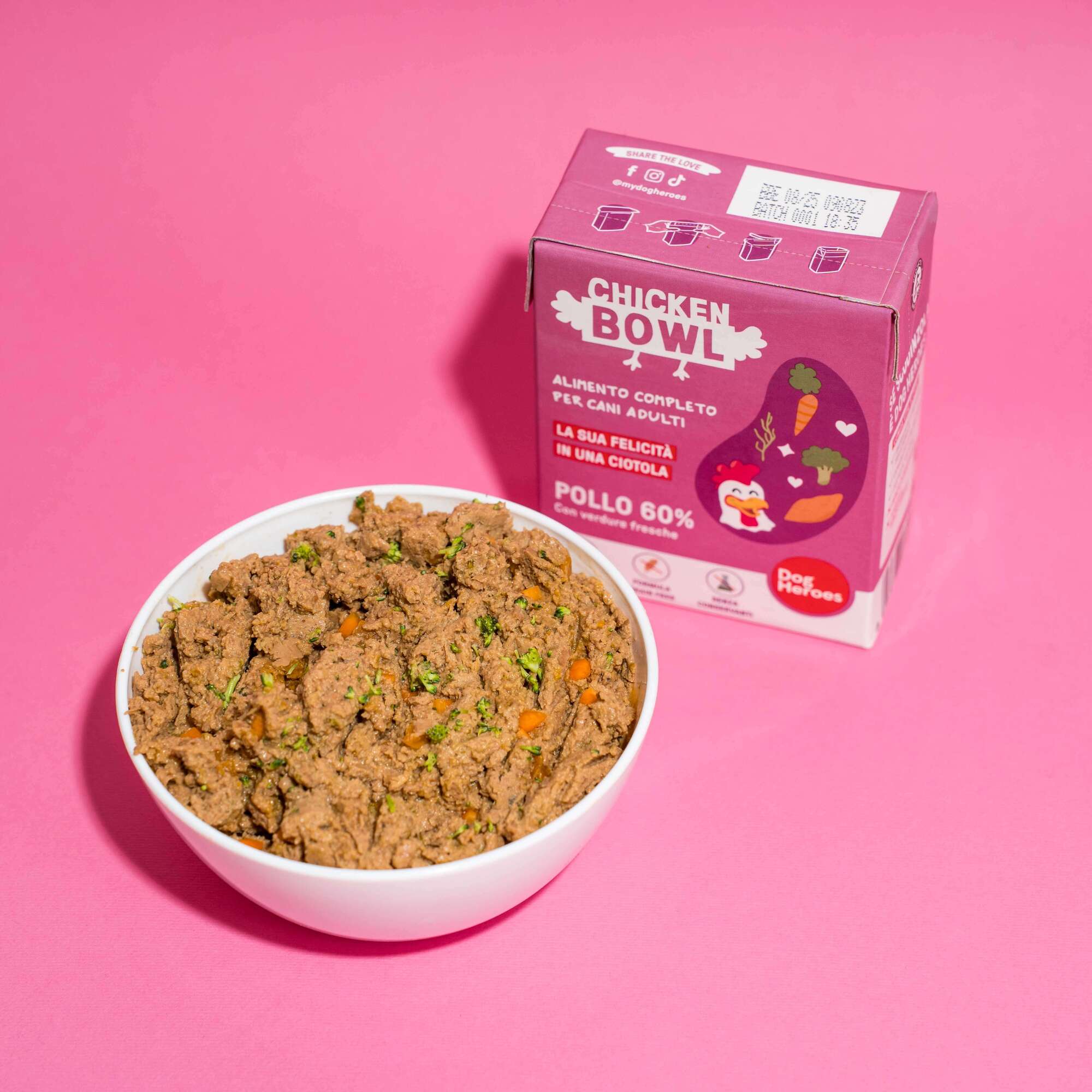 Chicken Bowl | Comida fresca de Pollo - 60% carne y verdura