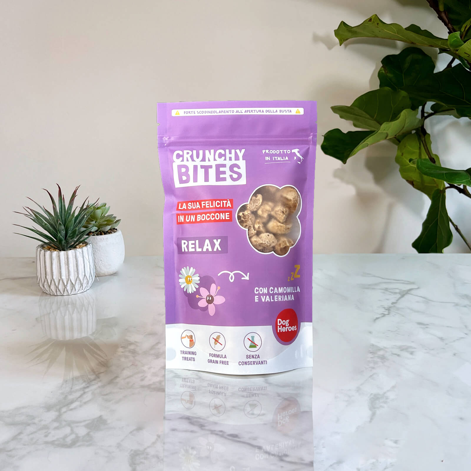 Crunchy Bites - RELAX con Camomilla e Valeriana