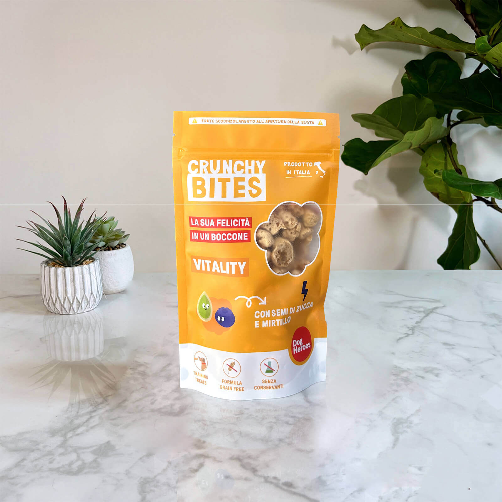 Crunchy Bites - VITALITY con Semillas de Calabaza y Arándanos