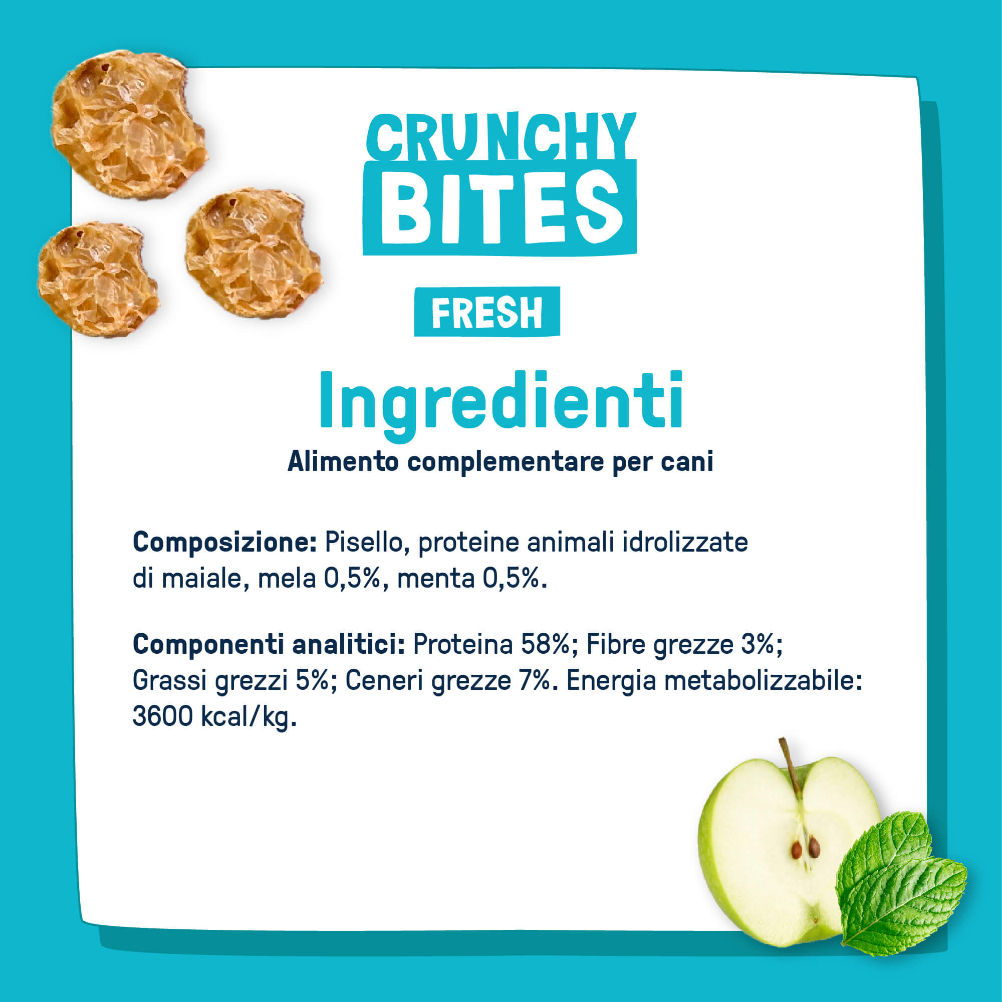 Crunchy Bites - FRESH con Mela e Menta