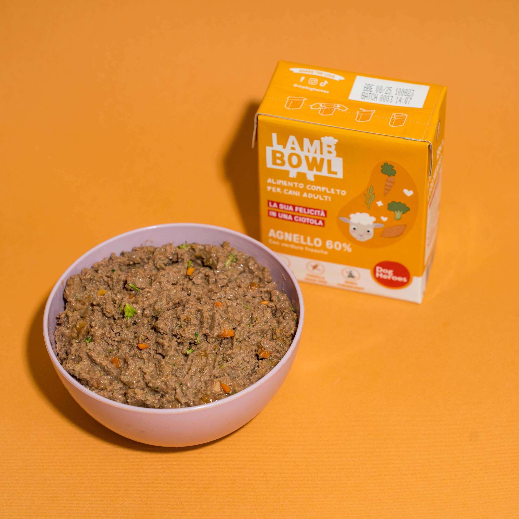 Lamb Bowl | Cibo fresco da dispensa - 60% di carne e verdure