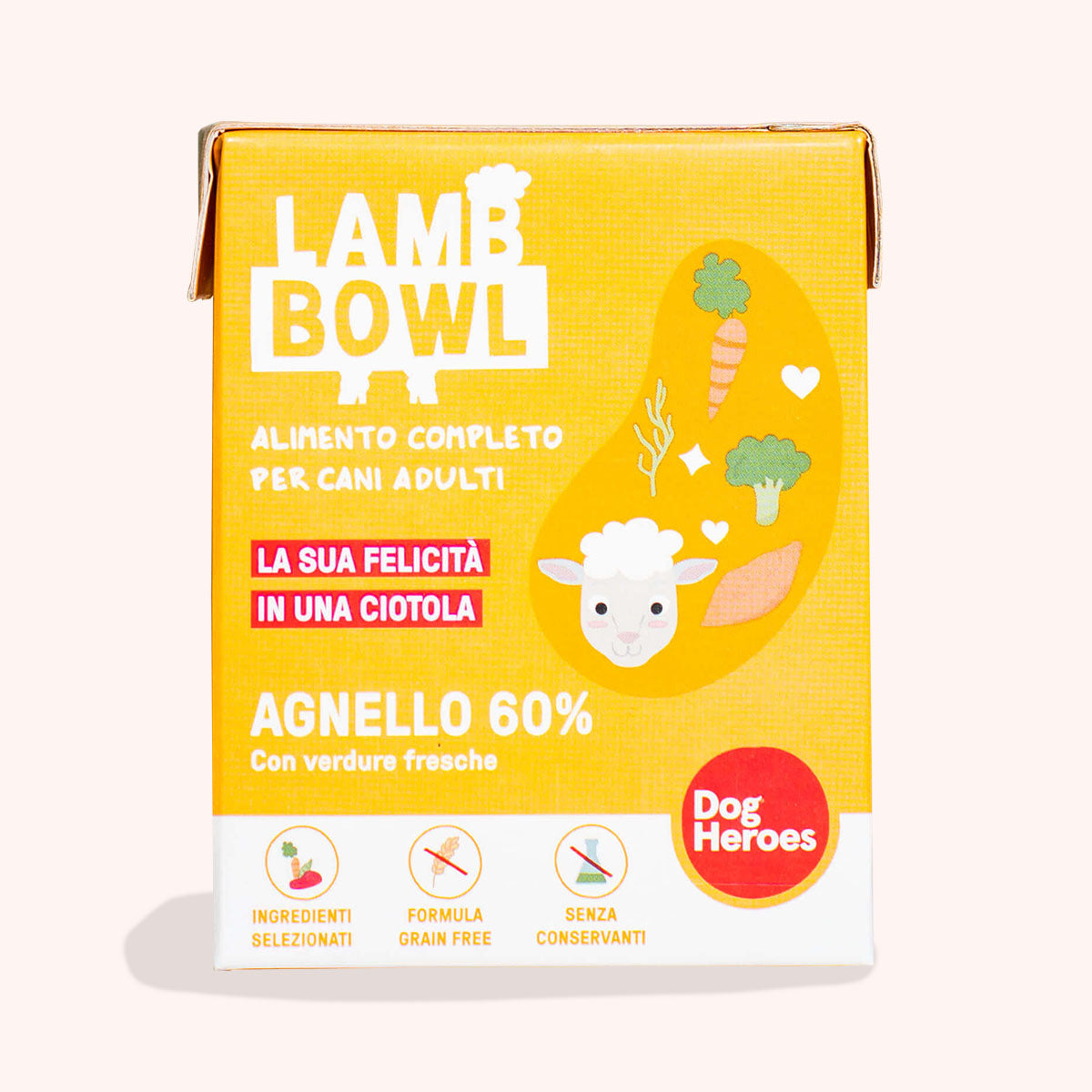 Lamb Bowl | Cibo fresco da dispensa - 60% di carne e verdure