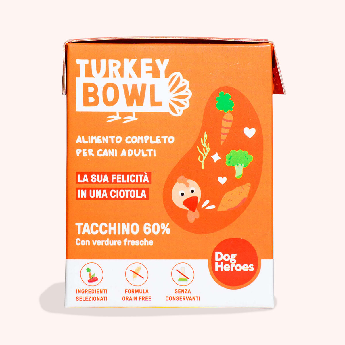 Turkey Bowl | Comida fresca de Pavo - 60% carne y verduras