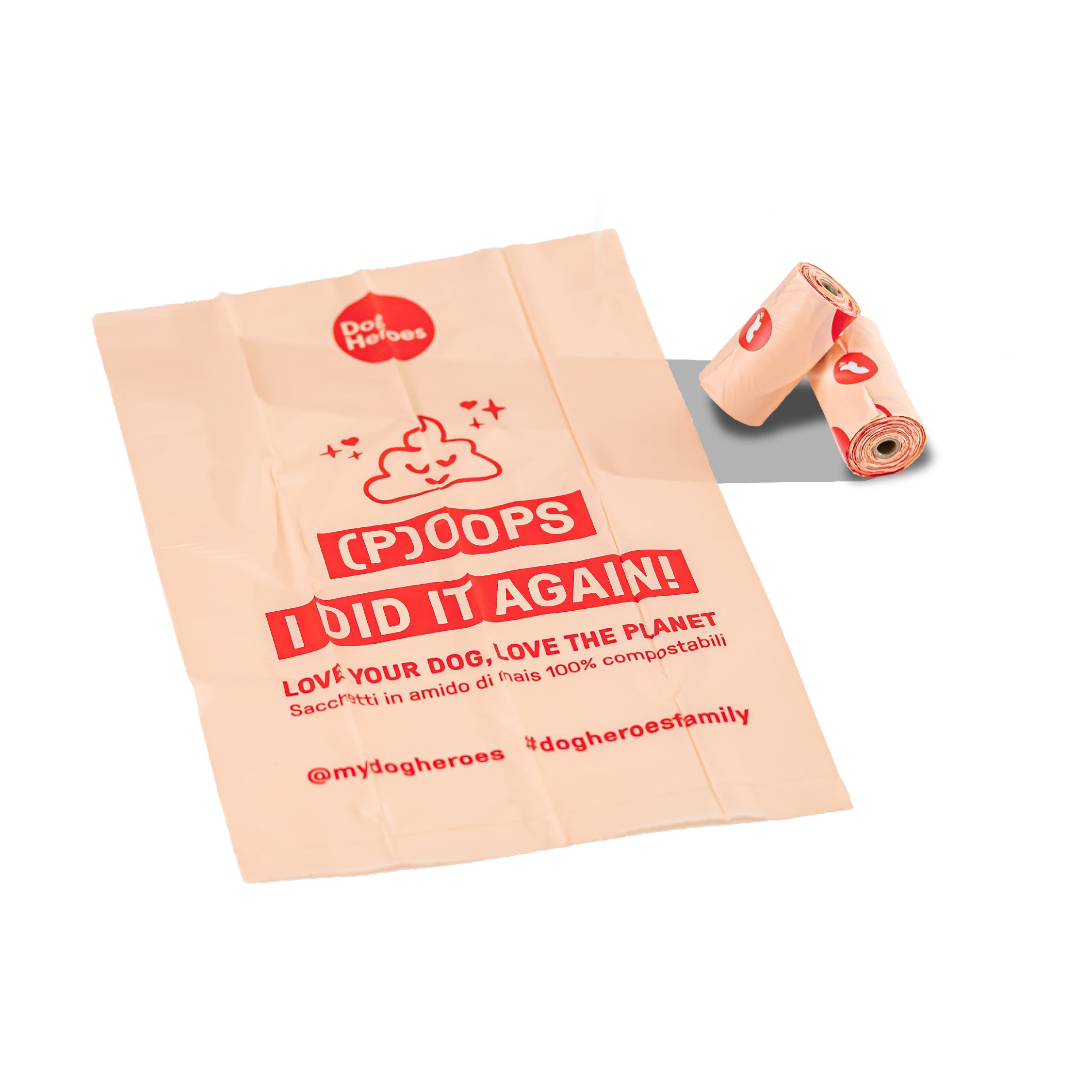 POOP BAGS | 12 rotoli 180 sacchetti