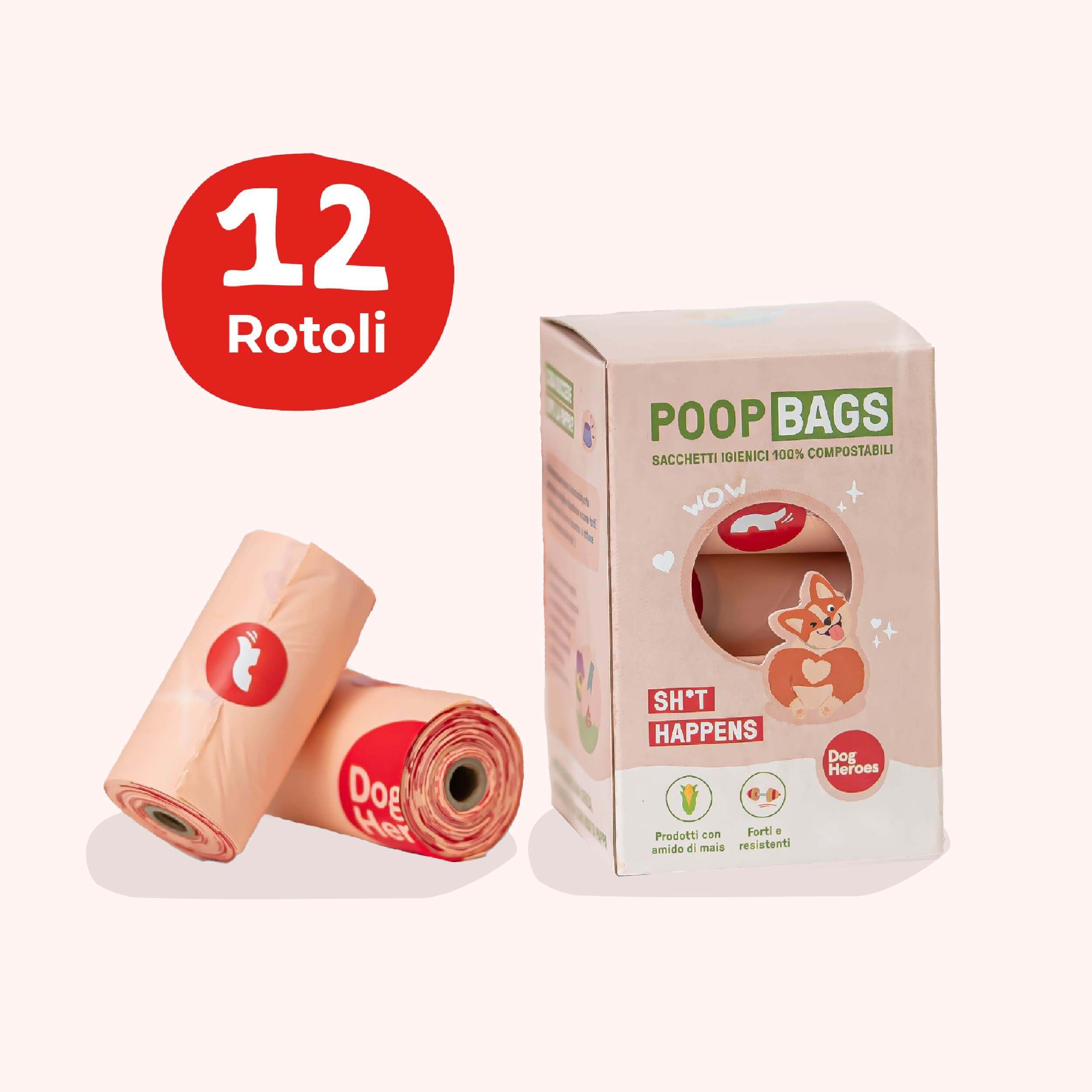 POOP BAGS | Ricarica Sacchetti per la raccolta degli escrementi