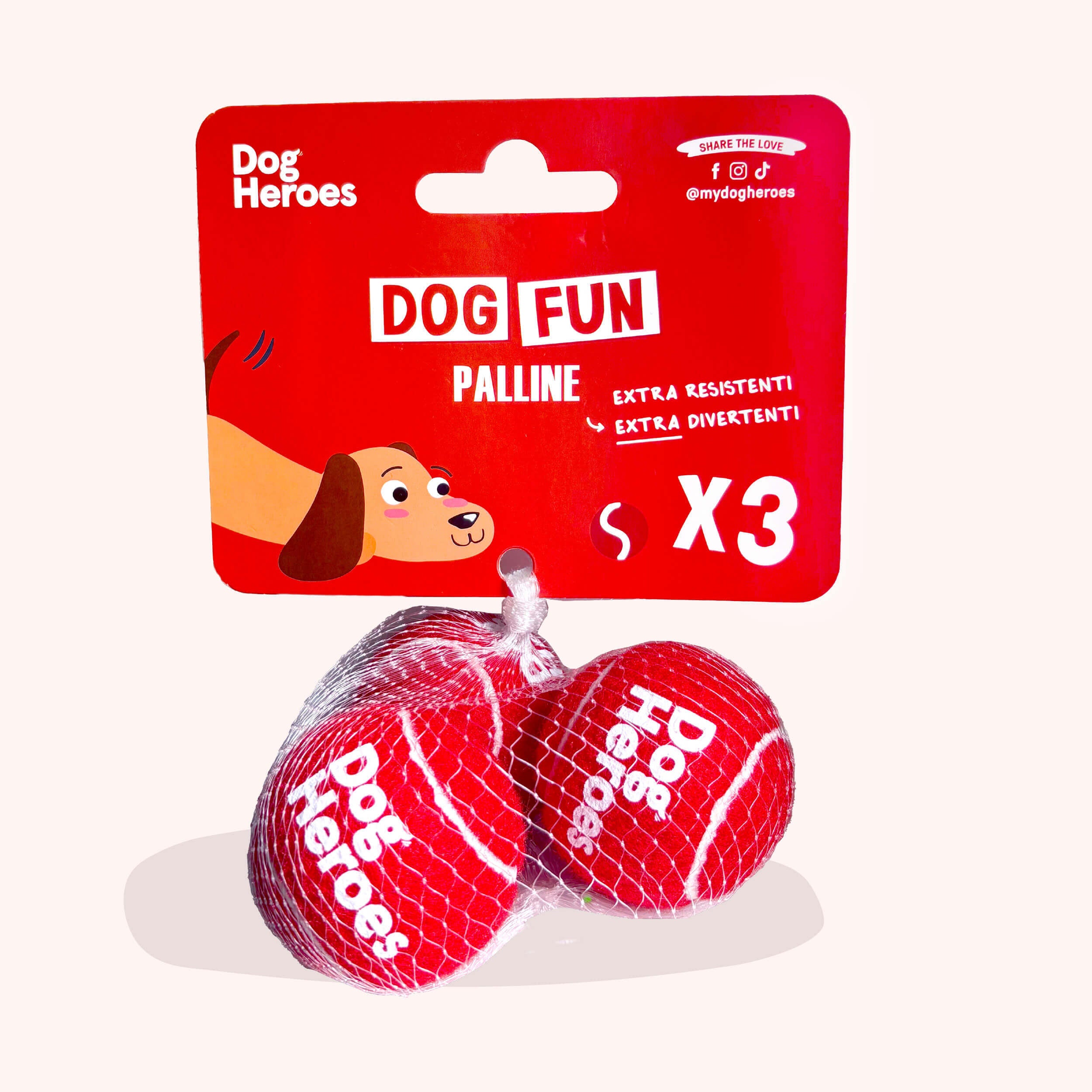 Dog Fun - 3X Palline | risparmia il 10%