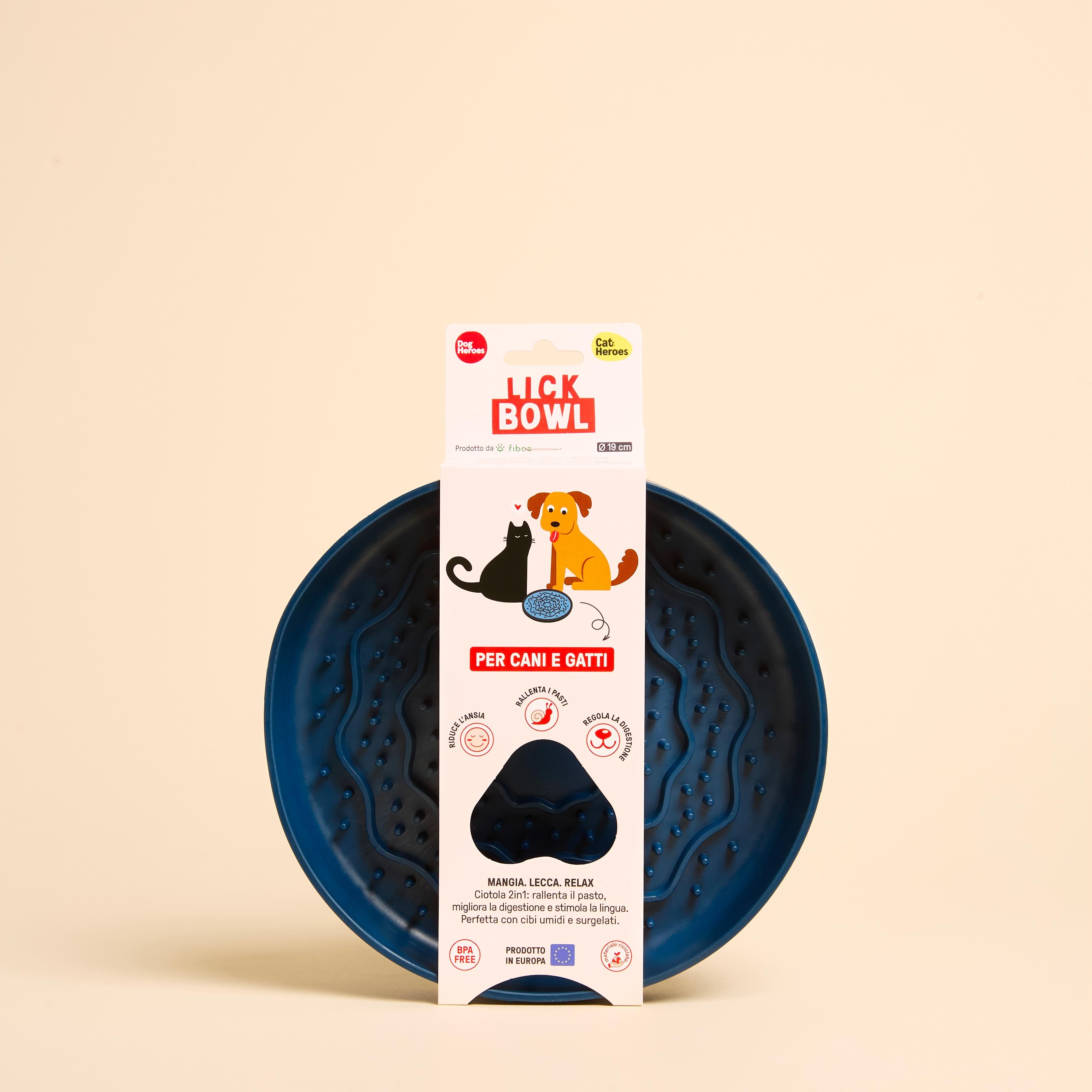 Lick Bowl | Ciotola alta con lick mat
