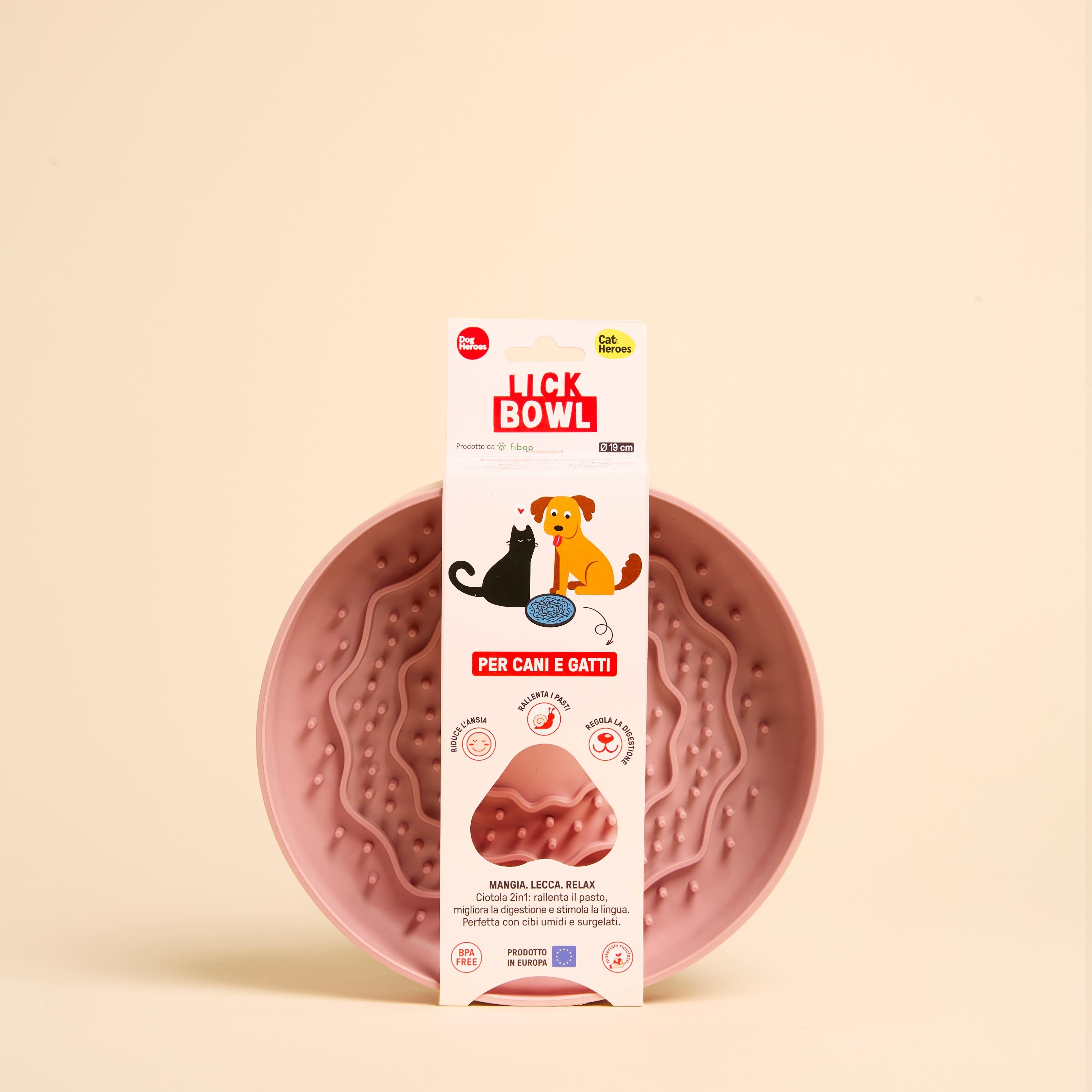 Lick Bowl | Ciotola alta con lick mat