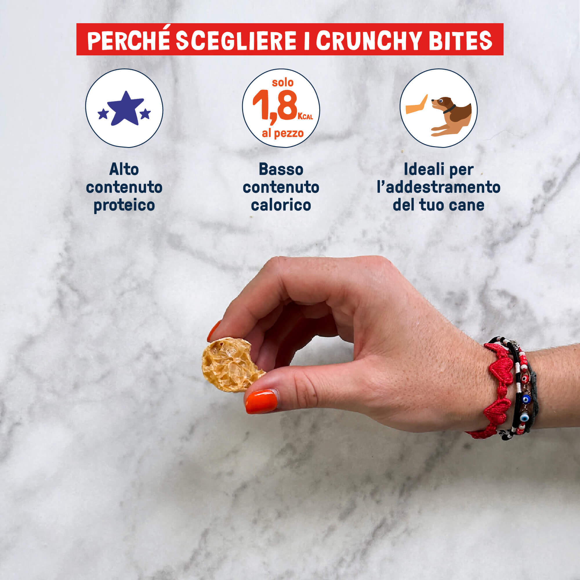 Crunchy Bites - LOVE con Rosa Canina e Fragola
