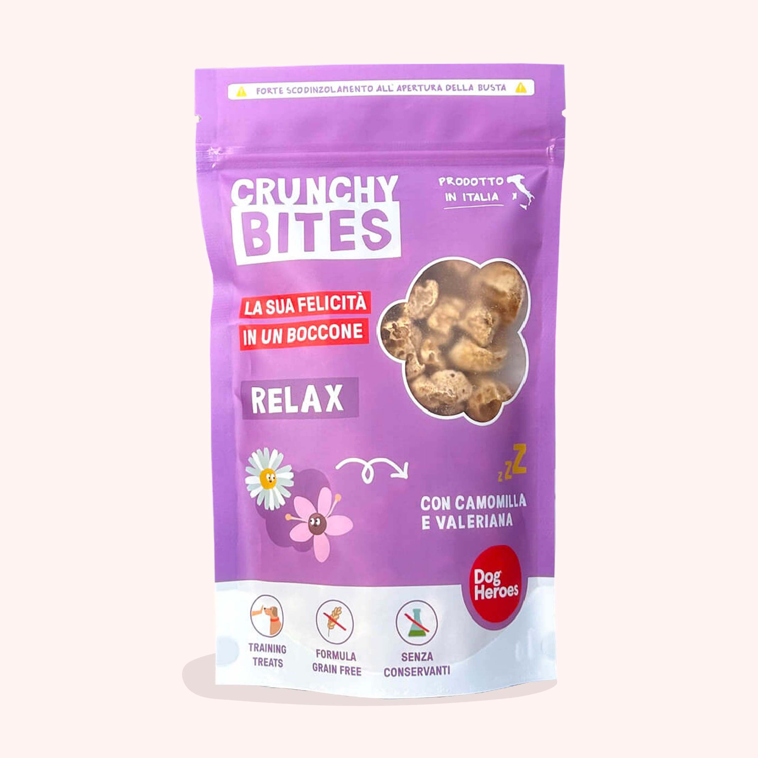 Crunchy Bites - RELAX con Camomilla e Valeriana